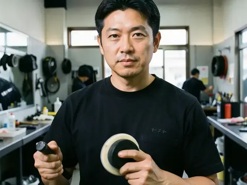 研磨職人 黒田 直樹のポートレート